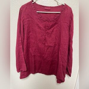 CP Shades Women's Deep Red Blouse
